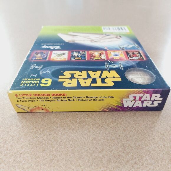 Star Wars Little Golden Book Library Boxed Set Trilogy Hardcover Set of 6 - Picture 4 of 11
